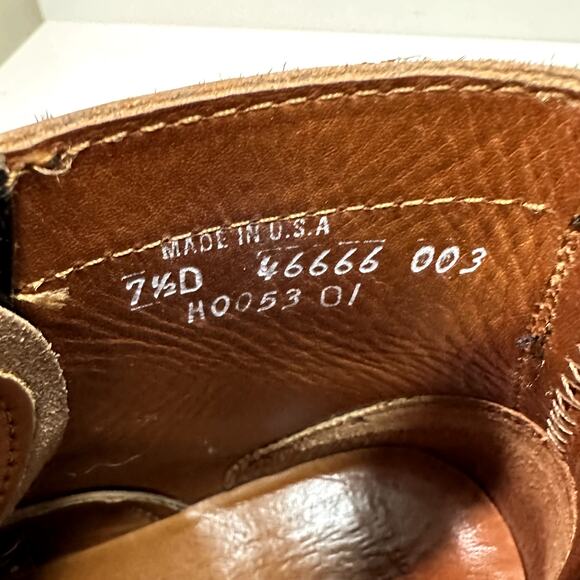 EUC Rancourt & Co. x Helm Muller Black Cap Toe Boot Horween Made in USA 7.5 D - Picture 9 of 11